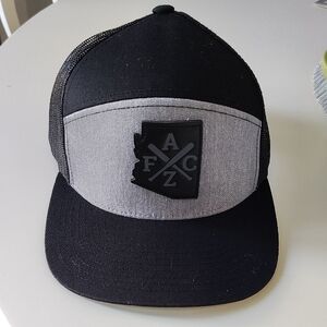 AZFC Black and Gray Snapback Trucker Hat